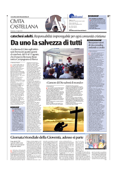 Avvenire - pagina diocesana del 17/07/2016